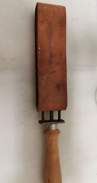 Afilador de cuero para coleccionistas