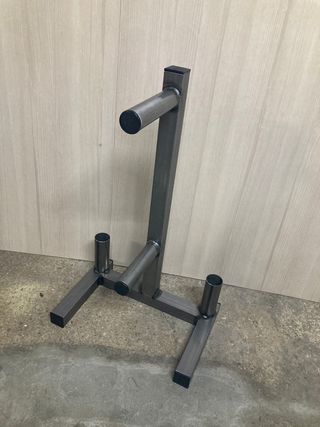 Soporte para Pesas Discos y Barras Olímpicas 