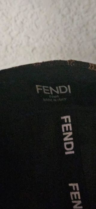 Gorra Fendi FF Marrón y Negra