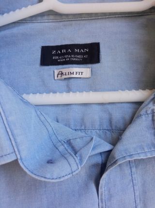 Camisa Zara Hombre Talla 42