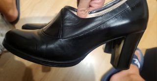 Zapatos de tacón negros talla 36