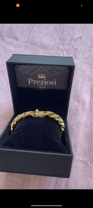 Braccialetto Preziosi Milano Oro Zirconi