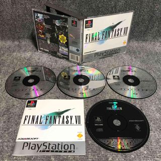 Final Fantasy VII PS1 Platinum PAL
