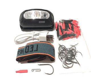 12 plomos surfcasting, grapas urfes anzuelos  lint