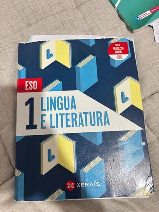 libro de 1Eso ,Lingua E. literatura .