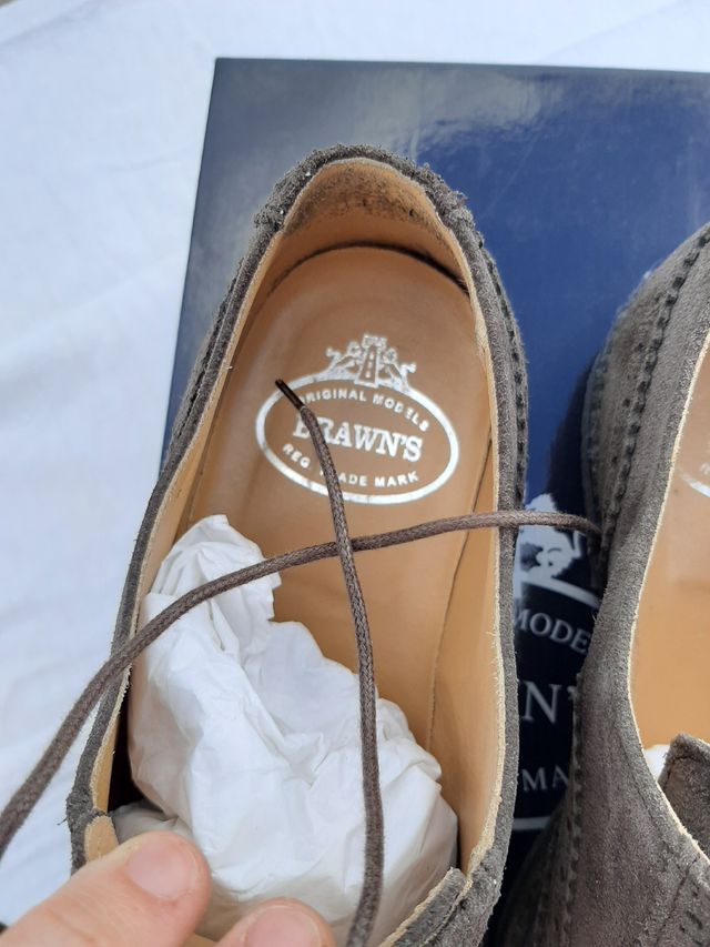 Scarpe uomo Brawn's scamosciate marroni TG 40