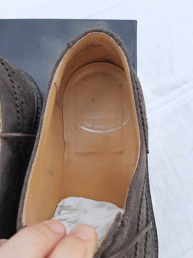 Scarpe uomo Brawn's scamosciate marroni TG 40