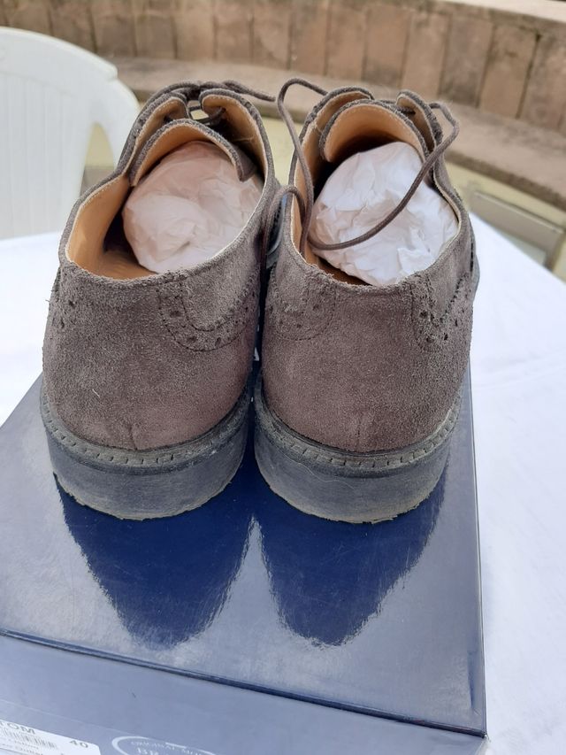 Scarpe uomo Brawn's scamosciate marroni TG 40