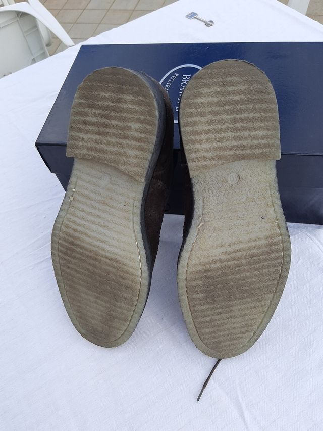 Scarpe uomo Brawn's scamosciate marroni TG 40