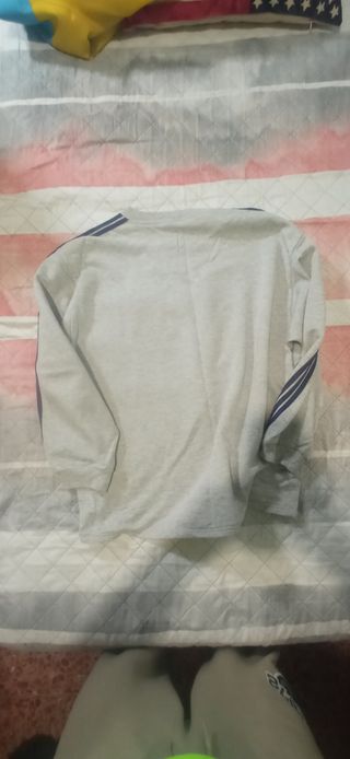 Sudadera Adidas vintage Gris y Azul