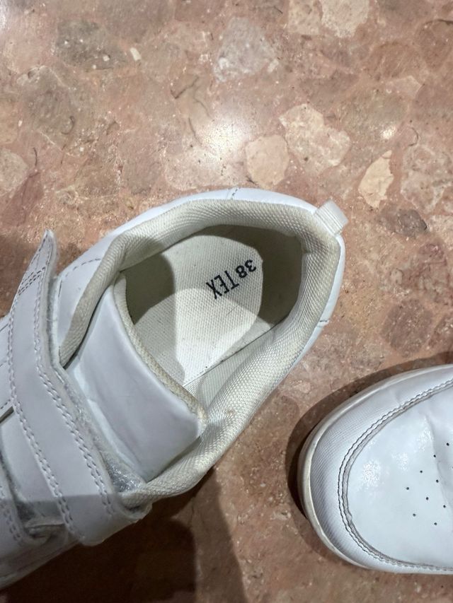 Zapatillas TEX Talla 38 Blancas