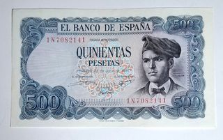 500 Pesetas 1971 Serie 1N70