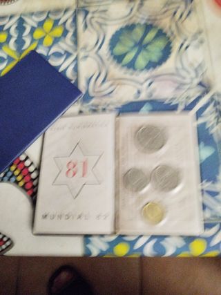 Monedas Colección Mundial 82
80,81,82. Rey Juan 82