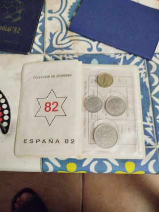 Monedas Colección Mundial 82
80,81,82. Rey Juan 82
