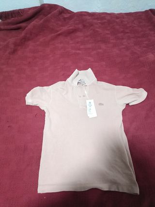 Polo Lacoste XS Rosa