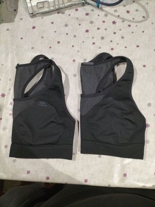 Top deportivo Kalenji negro talla M