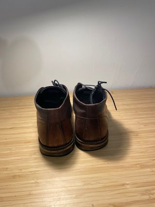 Zapatos clásicos de Piel Marrón Talla 45 Botines