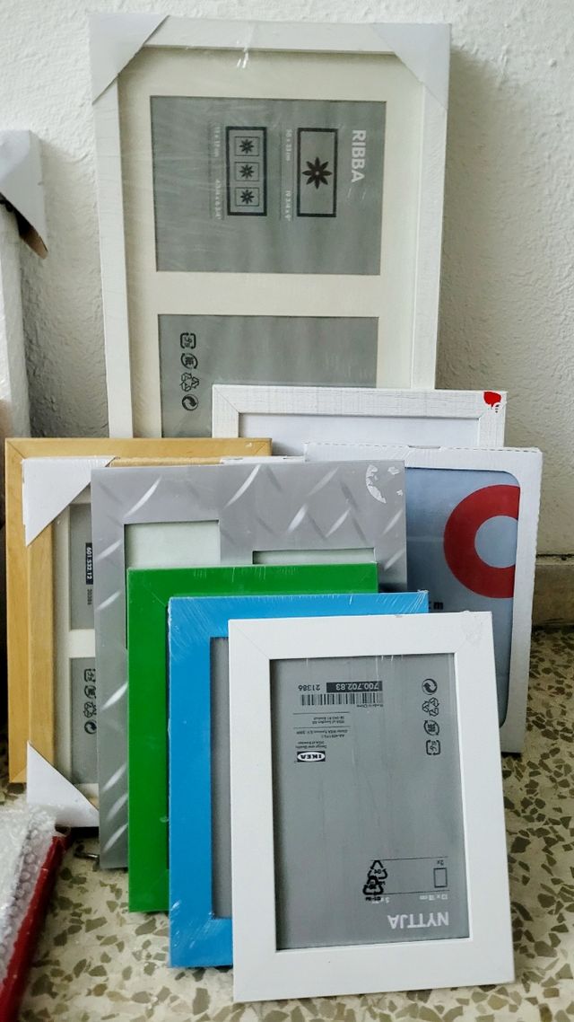 Oferta Lote 15 €. Marcos fotos 2 €/Ud. Espejo 5 €