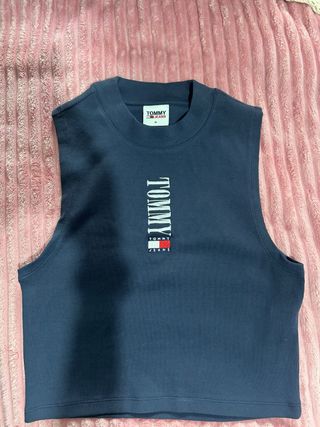 Top Tommy Jeans Azul Talla M.
