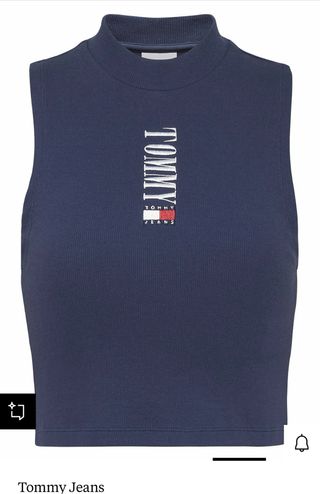 Top Tommy Jeans Azul Talla M.

