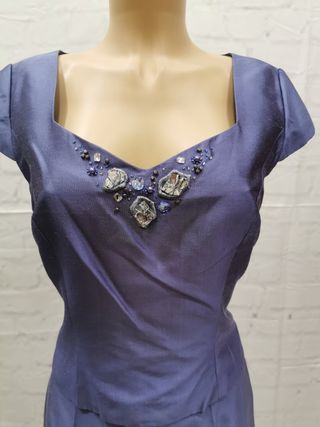 LIQUIDACION! Traje Alta Costura de seda talla 40