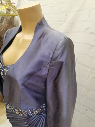 LIQUIDACION! Traje Alta Costura de seda talla 40