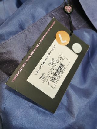 LIQUIDACION! Traje Alta Costura de seda talla 40