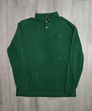 Polo Ralph Lauren Manga Larga Verde