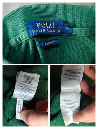 Polo Ralph Lauren Manga Larga Verde