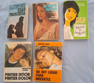 Libros para adolescentes. Años 70.