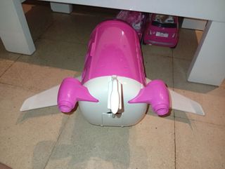 Avión y Muñecas Barbie