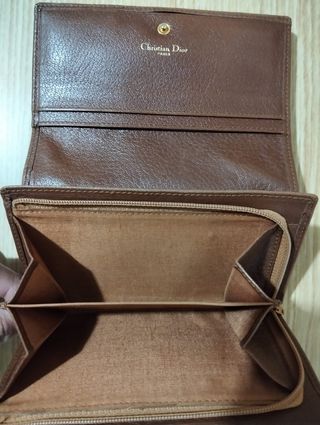 Cartera Christian Dior Marrón