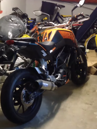 Tubo de escape KTM Duke 250 125