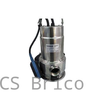 Bomba Sumergible Aguas Sucias 750w Inox