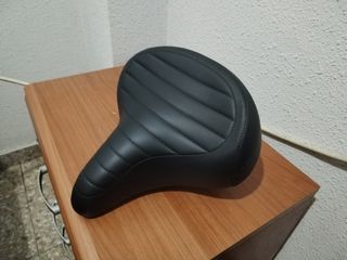 Sillín de bicicleta con muelles