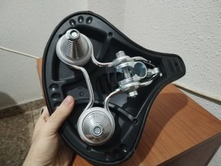 Sillín de bicicleta con muelles