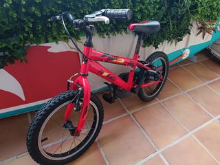 Bicicleta infantil JIWENTI roja