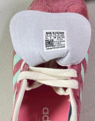Adidas Gazelle Rosa y Menta