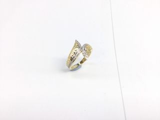 anillo oro 18k con piedra con circonita