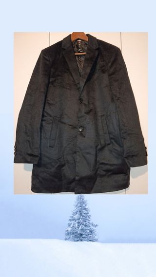 Abrigo Negro de Latampo Talla L/XL