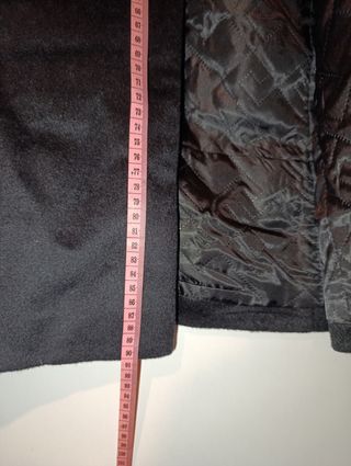 Abrigo Negro de Latampo Talla L/XL