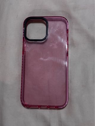 Funda iPhone 13 Pro Max Rosa Translucida