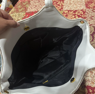 Bolso Saint Laurent Icare Blanco Dorado