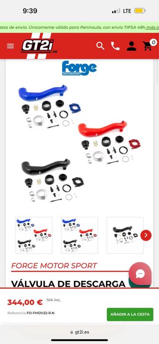 Válvula de descarga Forge Motor Sport