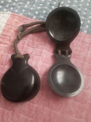 Castañuelas flamencas negras