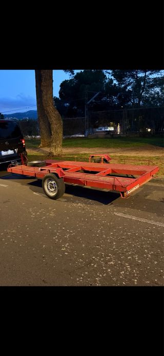 Remolque plataforma coches 750kg