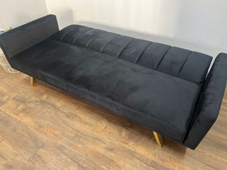 Sofá Cama Terciopelo 3 Plazas