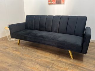 Sofá Cama Terciopelo 3 Plazas