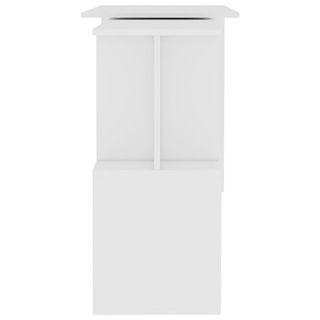 vidaXL Escritorio de esquina madera contrachapada