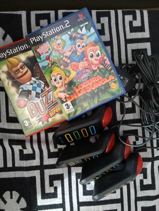 PlayStation 2 Buzz! Juegos y Mandos